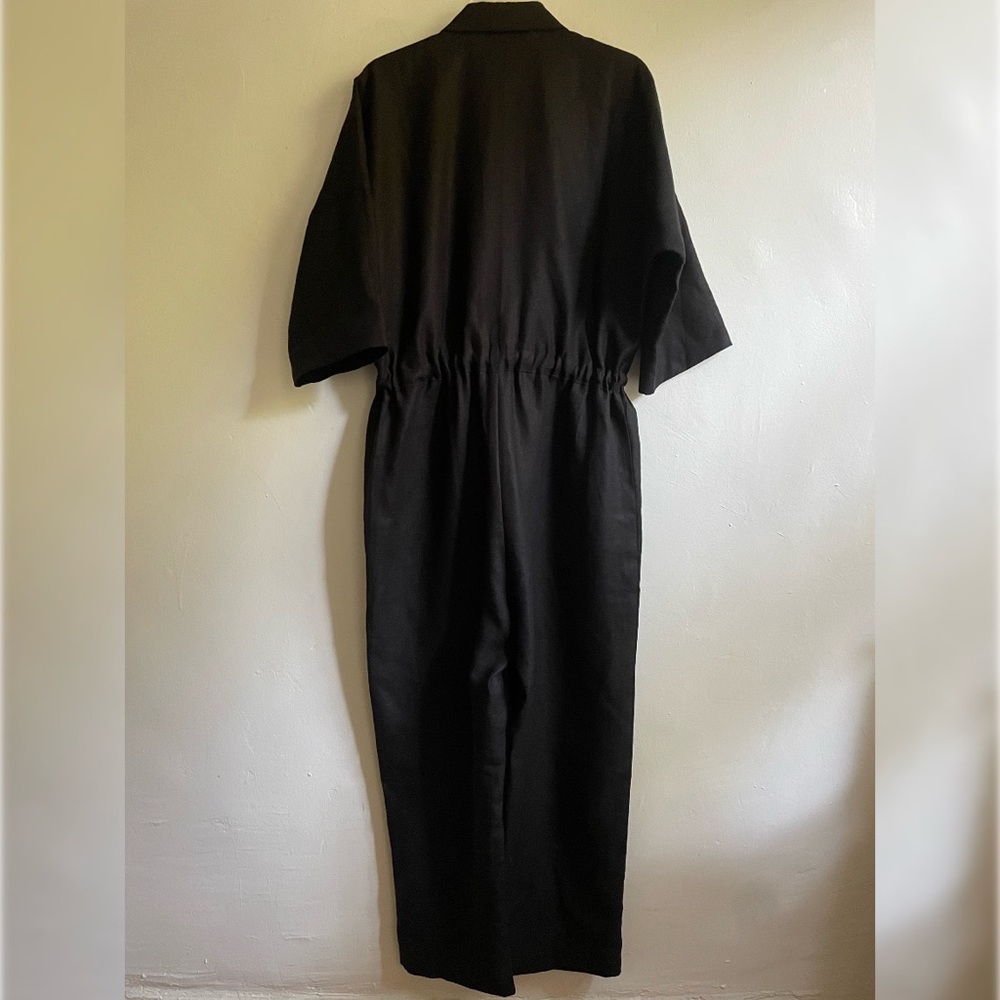 No. 6 Eldin Linen Jumpsuit in Black Size 2 (Medium) BRAND NEW with tags - Picture 7 of 8